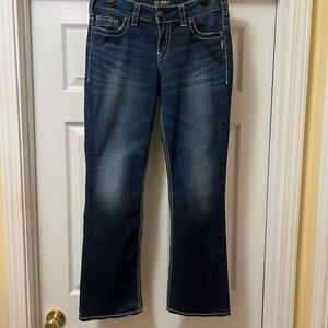 Fluide Dark Blue Women's Boot Cut Jeans 30X31